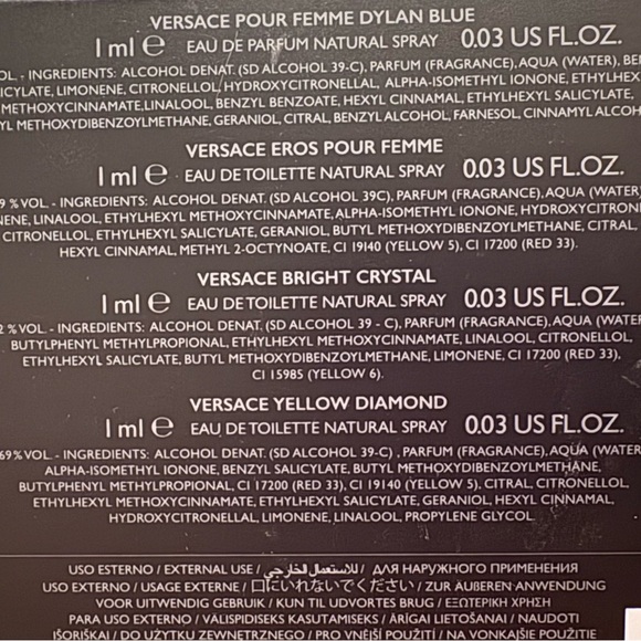 Versace Mini Perfume Set - Picture 6 of 6